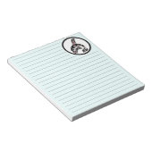 Native American Red Black Haida Art Killer Whale Notitieblok (Schuin)