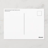 Native American Red Black Haida Art Salmon Briefkaart (Achterkant)