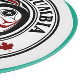 Native American Red Black Haida Art-sluipskull Snijplank (Hoek)