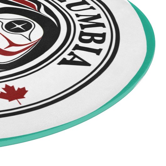 Native American Red Black Haida Art-sluipskull Snijplank (Hoek)