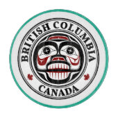 Native American Red Black Haida Art-sluipskull Snijplank (Voorkant)