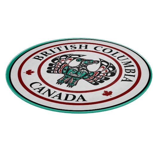 Native American Red Black Haida Art Thunderbird Snijplank (Hoek)