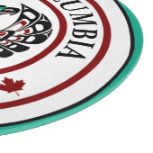 Native American Red Black Haida Art Thunderbird Snijplank (Hoek)