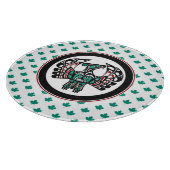 Native American Red Black Haida Art Thunderbird Snijplank (Hoek)