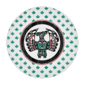 Native American Red Black Haida Art Thunderbird Snijplank (Voorkant)