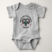 Native American Red Black Haida Thunderbird Romper (Voorkant)