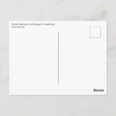 Native American Red Black Kaigani Thunderbird Briefkaart (Achterkant)