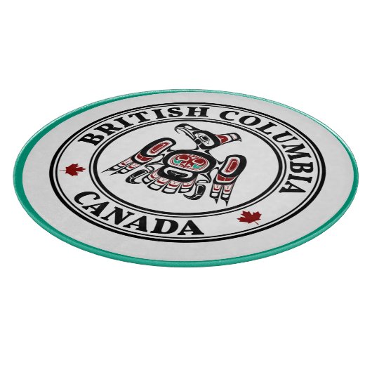 Native American Red Black Kaigani Thunderbird Snijplank (Hoek)