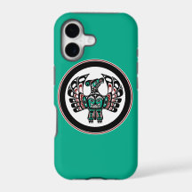 Native American Red Black Vector Art Thunderbird