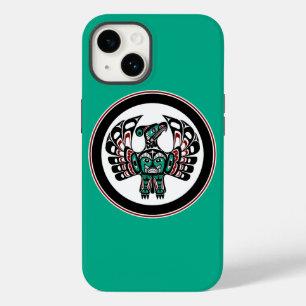 Native American Red Black Vector Art Thunderbird Case-Mate iPhone 14 Hoesje