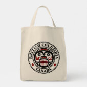 Native American Red Black White Art Huilende sched Tote Bag (Achterkant)
