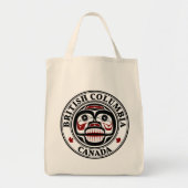 Native American Red Black White Art Huilende sched Tote Bag (Voorkant)