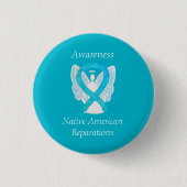 Native American Reparing Awareness Ribbon Pins Ronde Button 3,2 Cm (Voorkant)