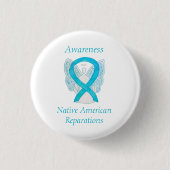 Native American Reparing Awareness Ribbon Pins Ronde Button 3,2 Cm (Voorkant)