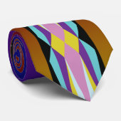 Native American Ribbon-ontwerp Stropdas (Opgerold)