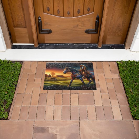 Native American Rider Deurmat (Buiten)
