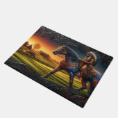 Native American Rider Deurmat (Schuin)