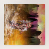 Native American ROLLING THUNDER 2 Jigzaag Puzzle Legpuzzel (Horizontaal)