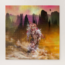 Native American ROLLING THUNDER 2 Jigzaag Puzzle Legpuzzel