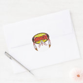 Native American Ronde Sticker (Envelop)