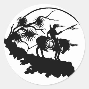 Native American Ronde Sticker