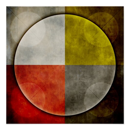 Native American Sacred Hoop Perfect Poster (Voorkant)