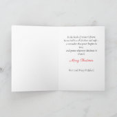 Native American Santa Christmas Card Kaart (Binnen)