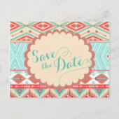 Native American Save the Date Aankondigingskaart (Voorkant)