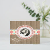 Native American Save the Date Aankondigingskaart (Staand voorkant)