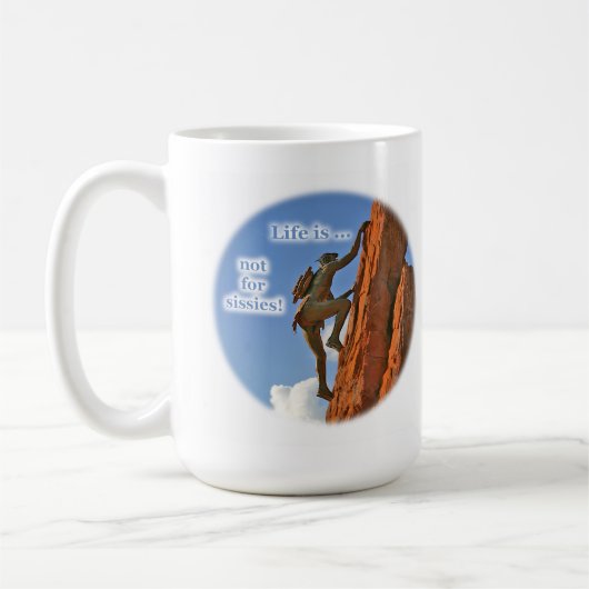 Native American Scaling a Peak Koffiemok (Links)