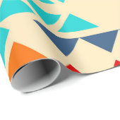 Native american seamless Patroon of rhombus and tr Cadeaupapier (Rol Hoek)