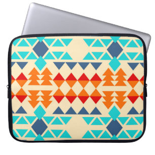 Native american seamless Patroon of rhombus and tr Laptop Sleeve
