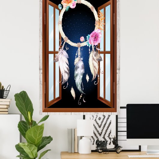 Native American Series Dreamweaver 5 Poster (Thuiskantoor)