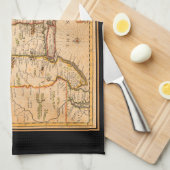 Native American Settlements 1600s New England Kaar Theedoek (Quarter Fold)