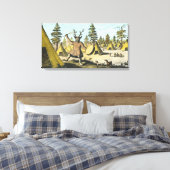 Native American Shaman Canvas Afdruk (Insitu (Slaapkamer))