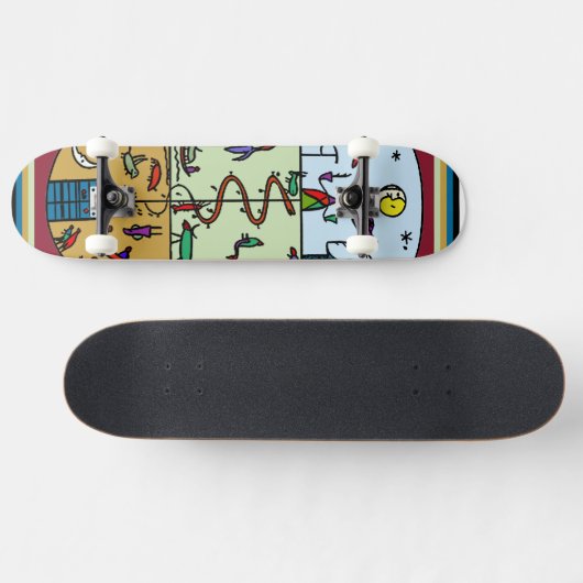 Native American Shaman Skateboard (Horizontaal)