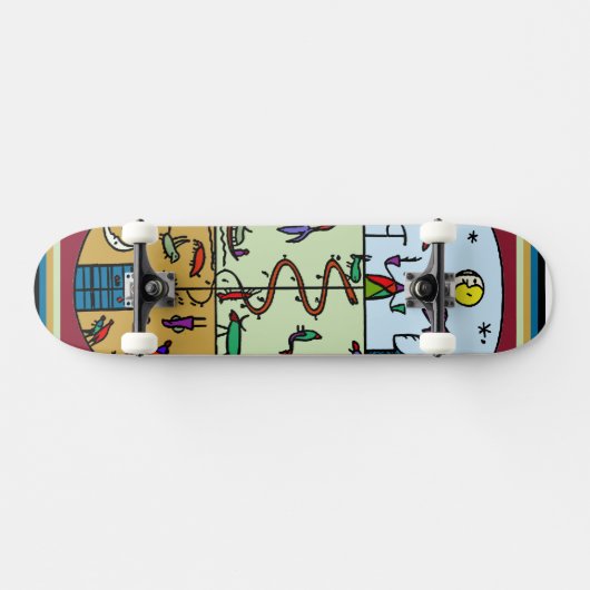 Native American Shaman Skateboard (Horizontaal)