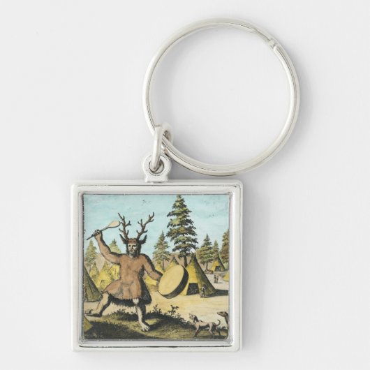 Native American Shaman Sleutelhanger (Voorkant)