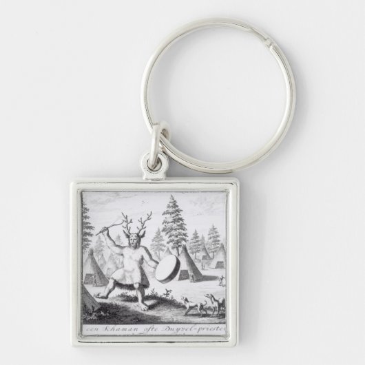 Native American Shaman Sleutelhanger (Voorkant)
