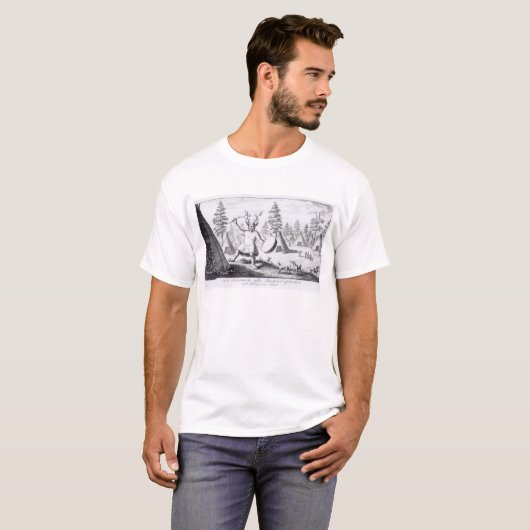 Native American Shaman T-shirt (Voorkant volledig)