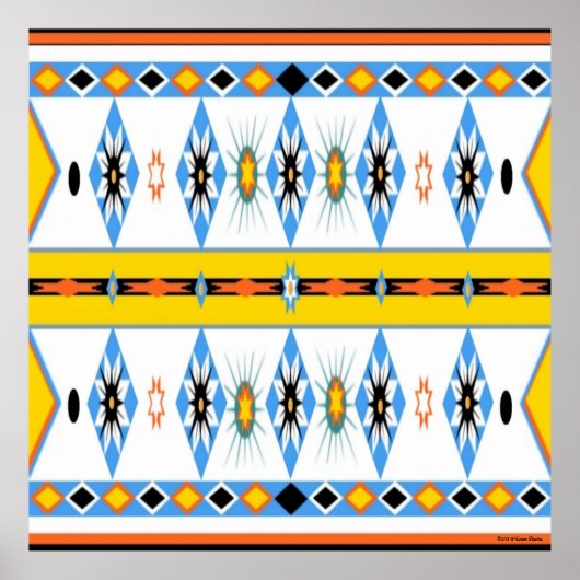 Native American Shoshone Poster (Voorkant)