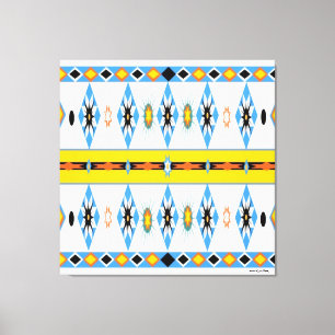 Native American Shoshone Stretted Canvas Print