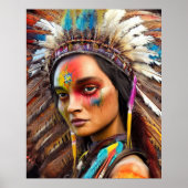 Native American Sioux Poster (Voorkant)