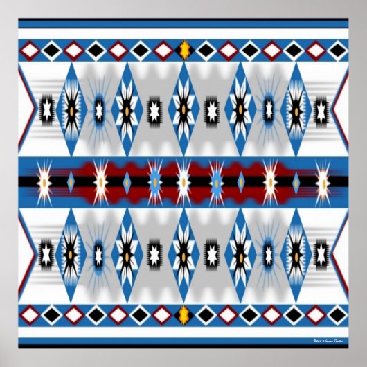 Native American Sioux Poster (Voorkant)