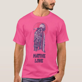 native american sioux sitting bull  t-shirt