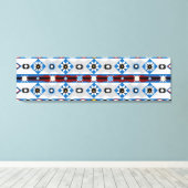 Native American Sioux Stretched Canvas Print (Insitu (Houten vloer))