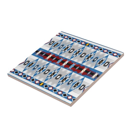Native American Sioux Tile Tegeltje (Zijkant)