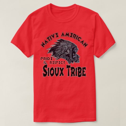 Native American sioux tribe T-shirt (Design voorkant)