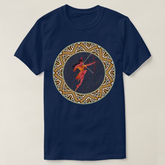 Native American Sioux Warrior (2) T-shirt (Design voorkant)