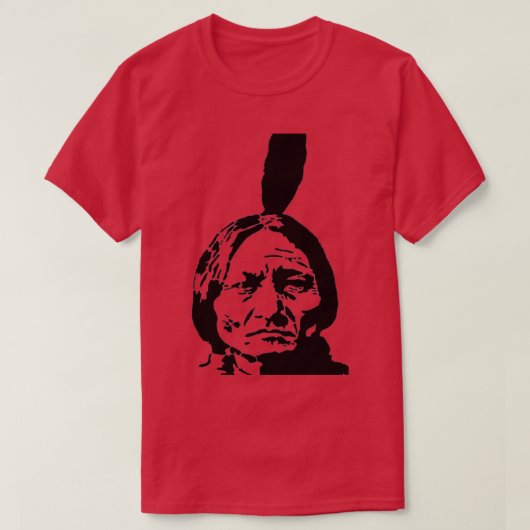 Native American sit bull T-shirt (Design voorkant)